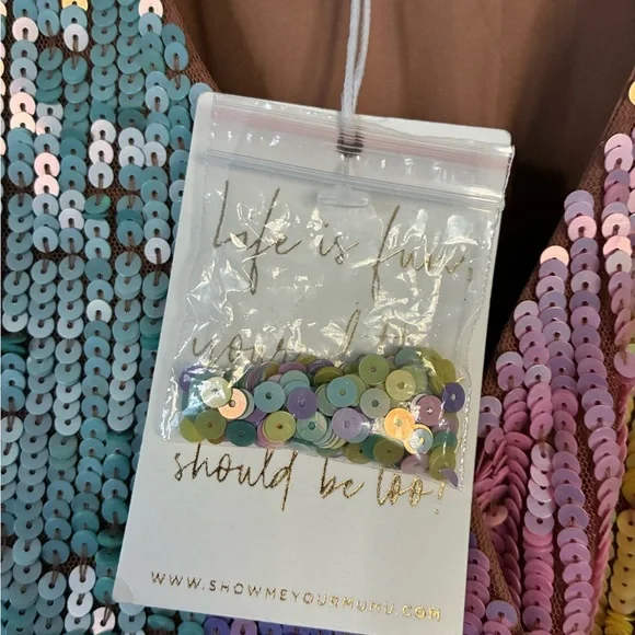 Show Me Your MuMu “Wear Me Out” Sequin Dress XL - Picture 8 of 9